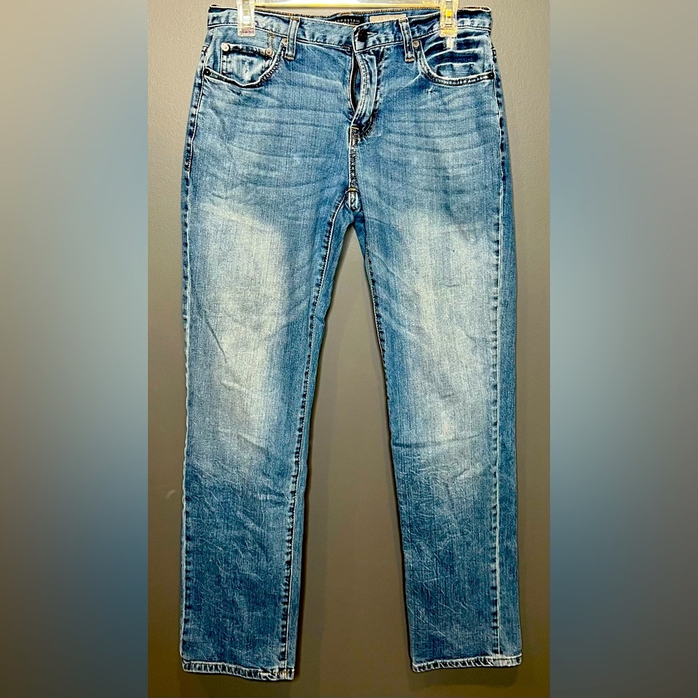 Men’s AEROPOSTALE Distressed Slim Straight 31/32 Jean